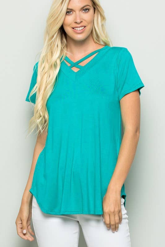Criss-Cross Loose Top