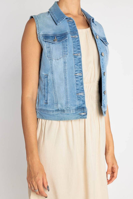 Non-Destructed Regular Fit Vest