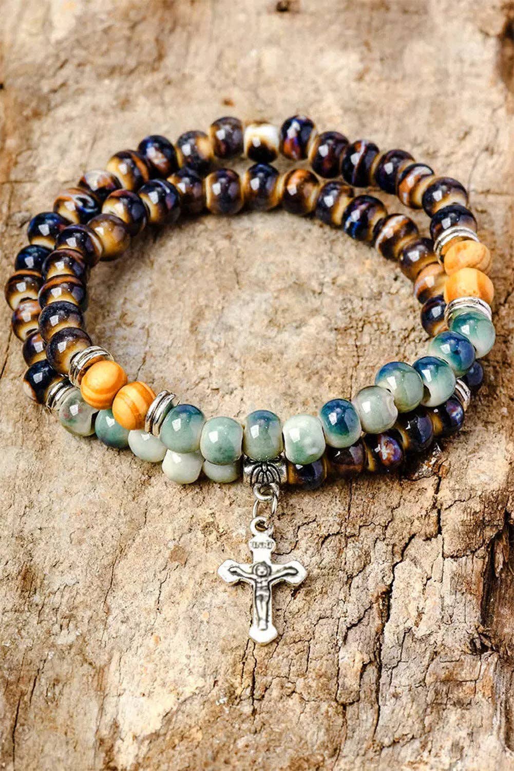 Cross Beading Bracelet