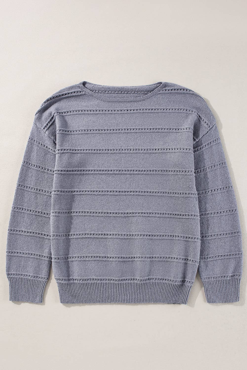 Boat Neck Knit Sweater