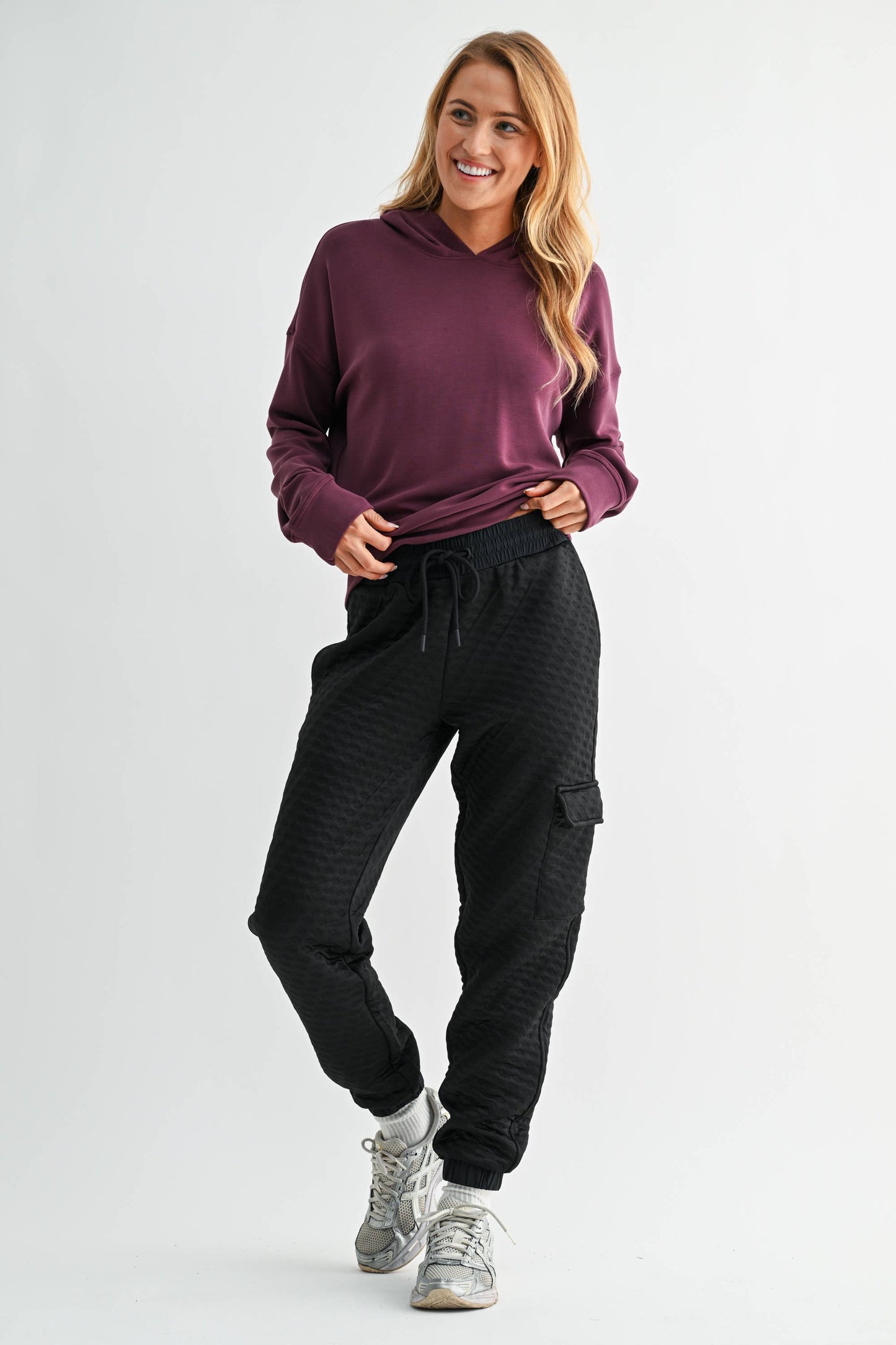 Laguna Pullover Hoodie Dark Plum