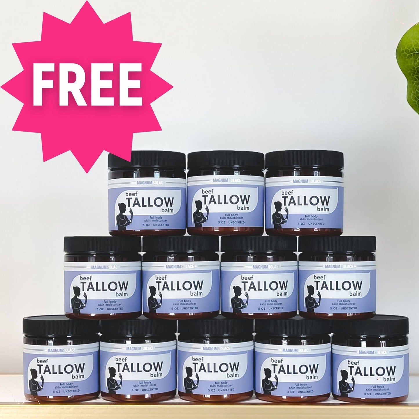 Unscented Beef Tallow Balm