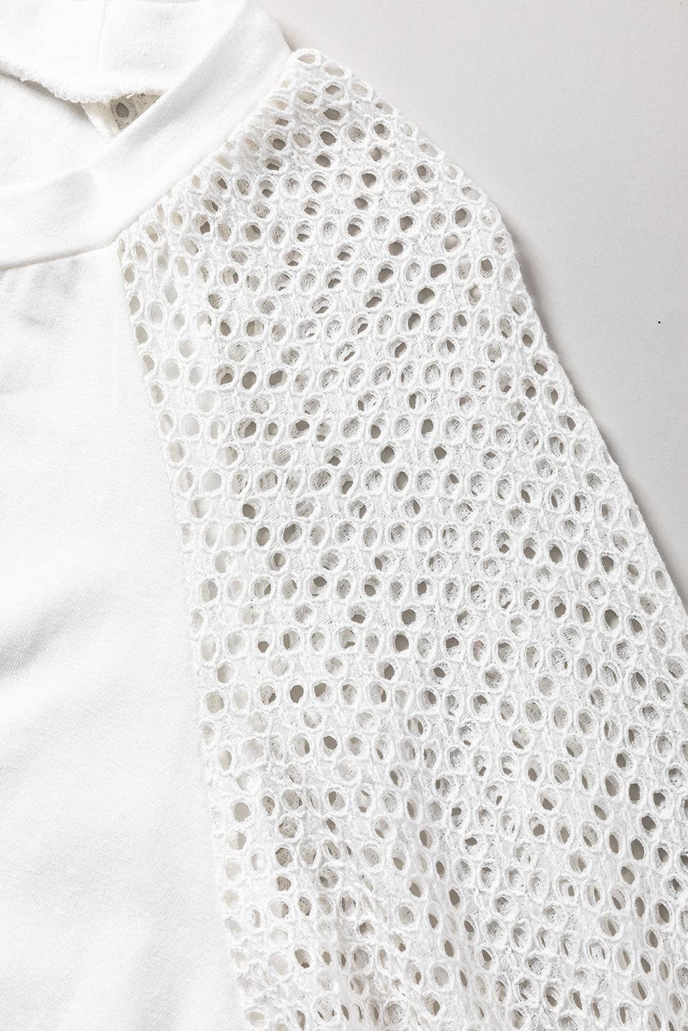 Lace Sleeve Tee