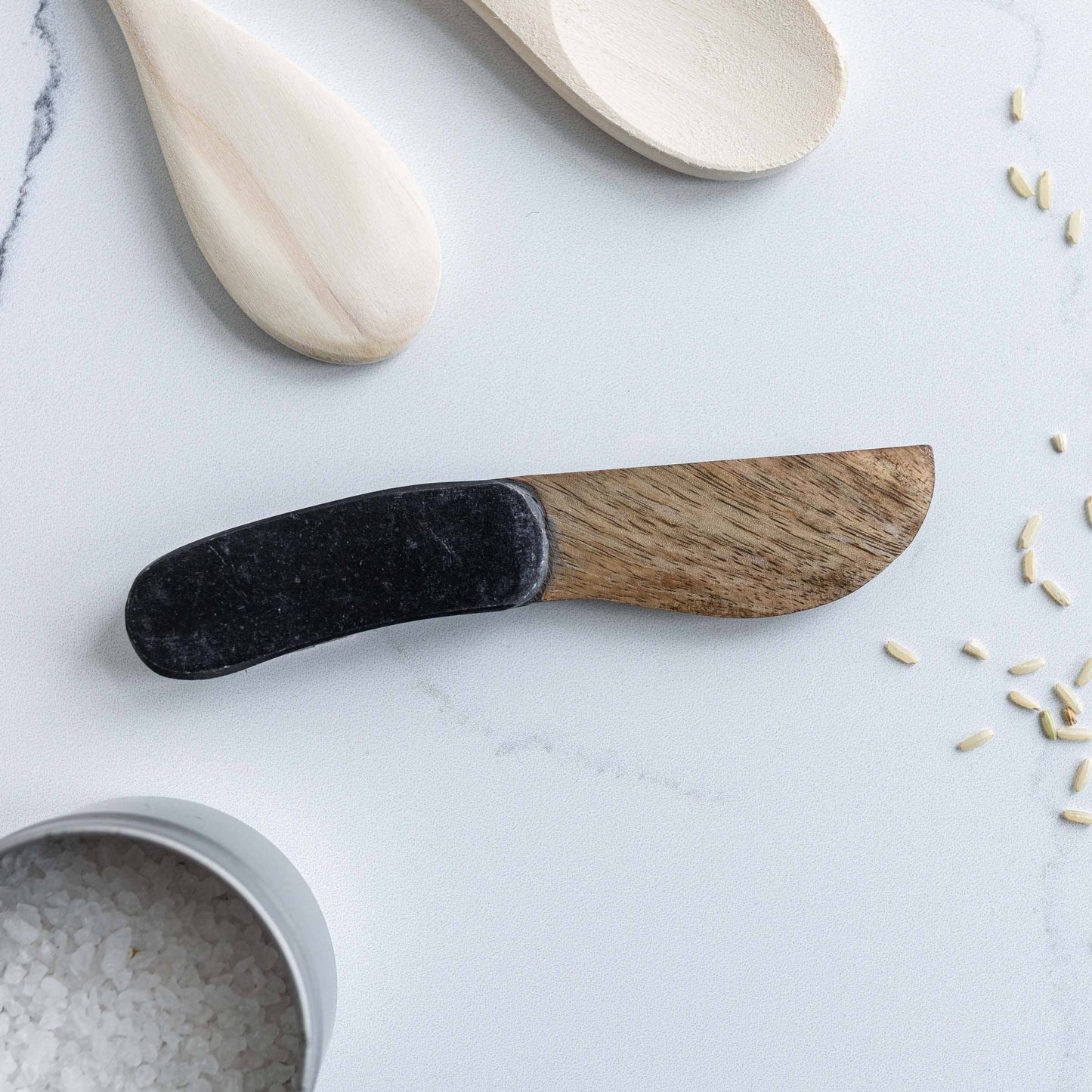 Wood Blade Charcuterie Spreader