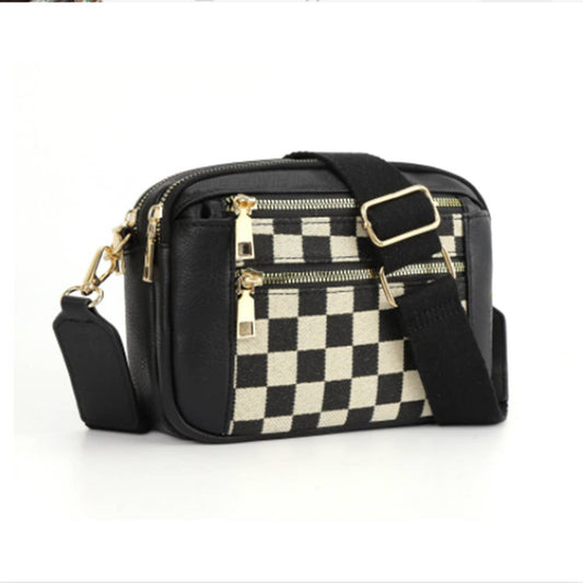 Color Blocked Crossbody Bag