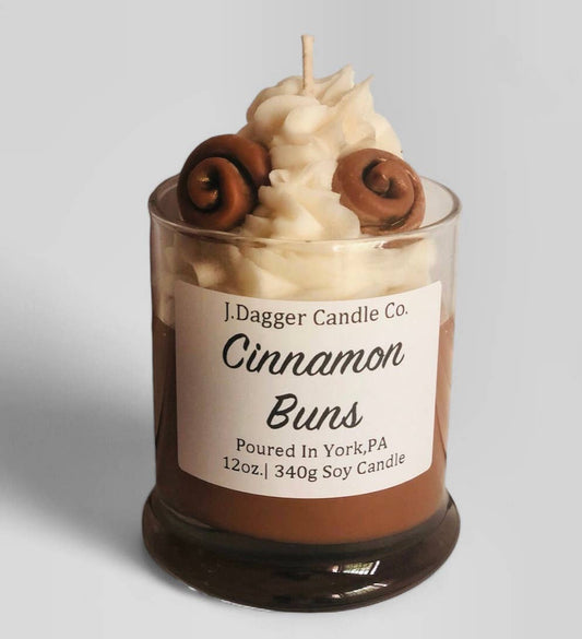 Cinnamon Buns Soy Dessert Candle, 12oz.