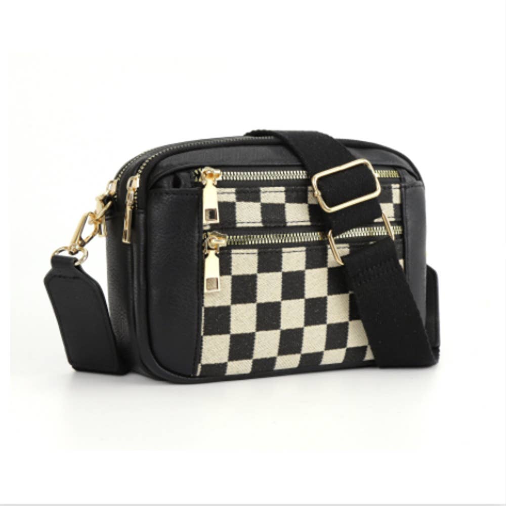 Color Blocked Crossbody Bag