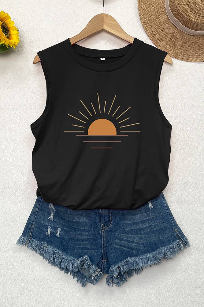 Sunshine Round Neck Tank