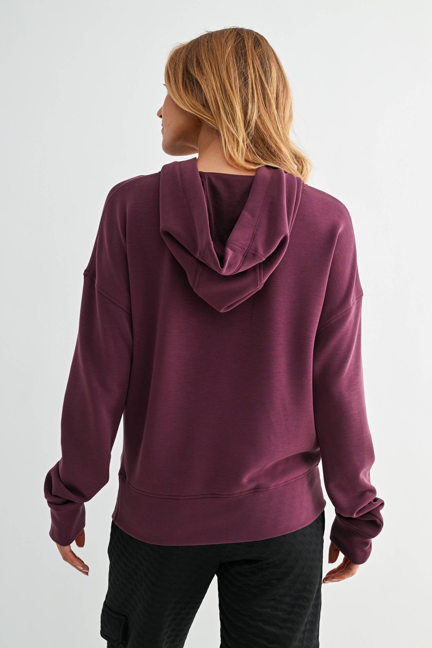 Laguna Pullover Hoodie Dark Plum