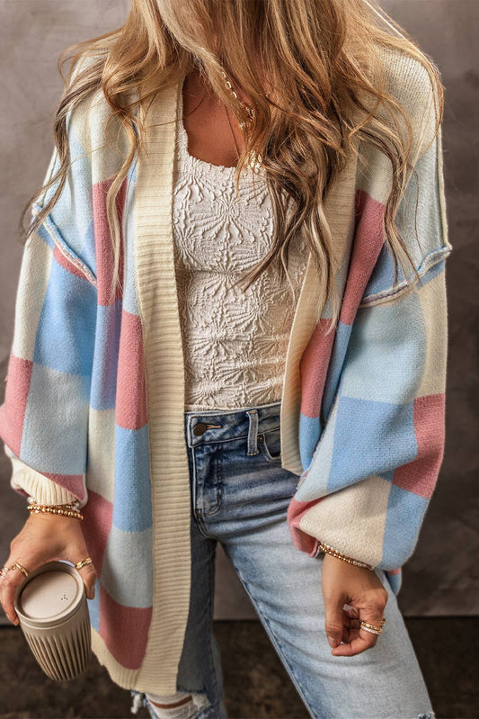 Checkered Cardigan