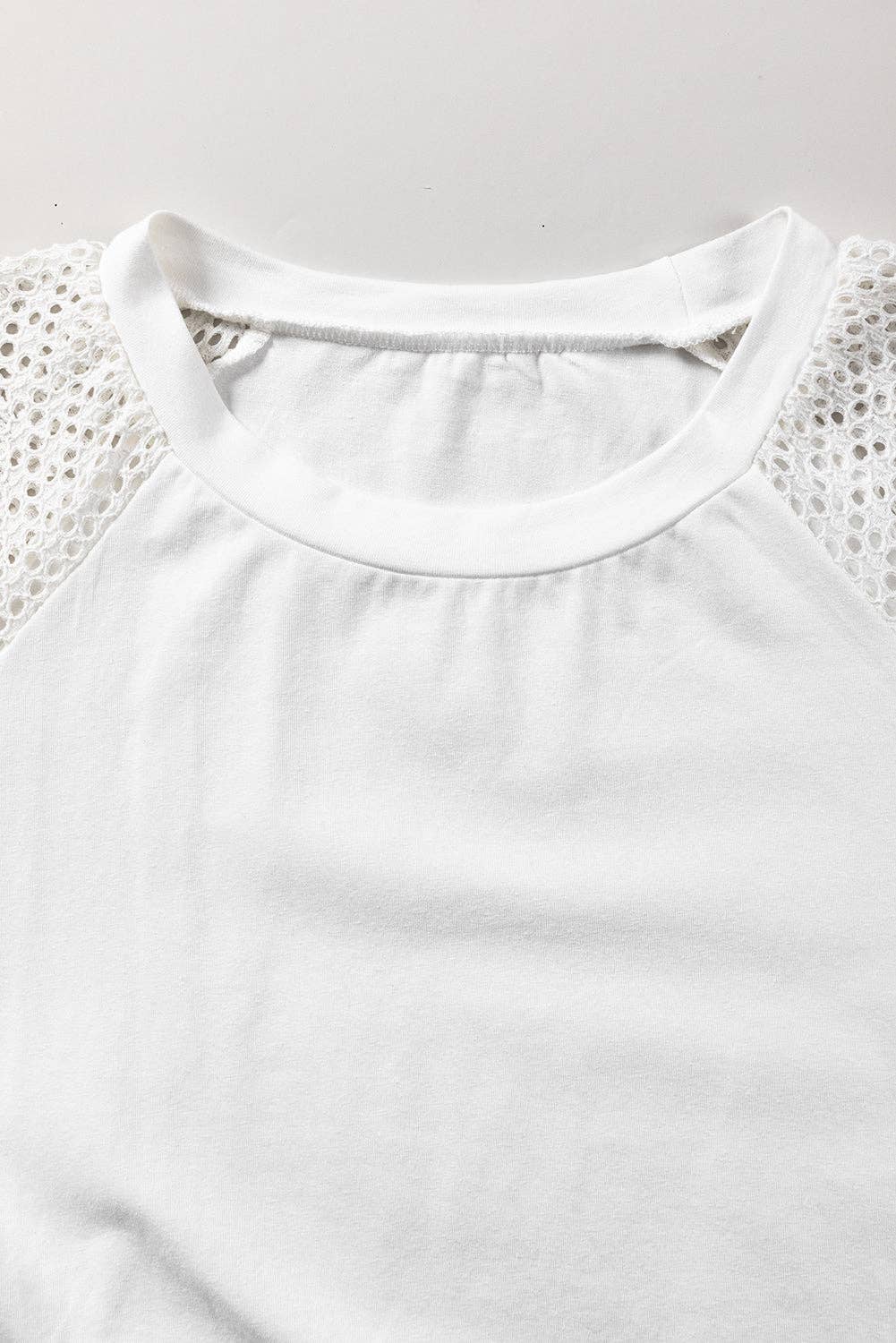 Lace Sleeve Tee