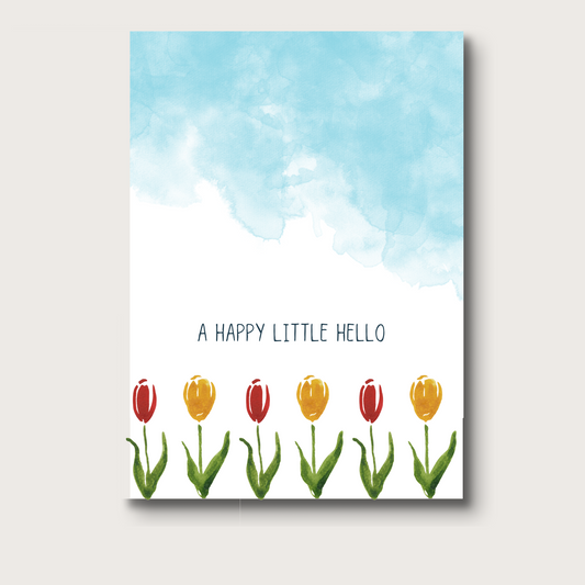 Card-A Happy Little Hello (Brewtique)
