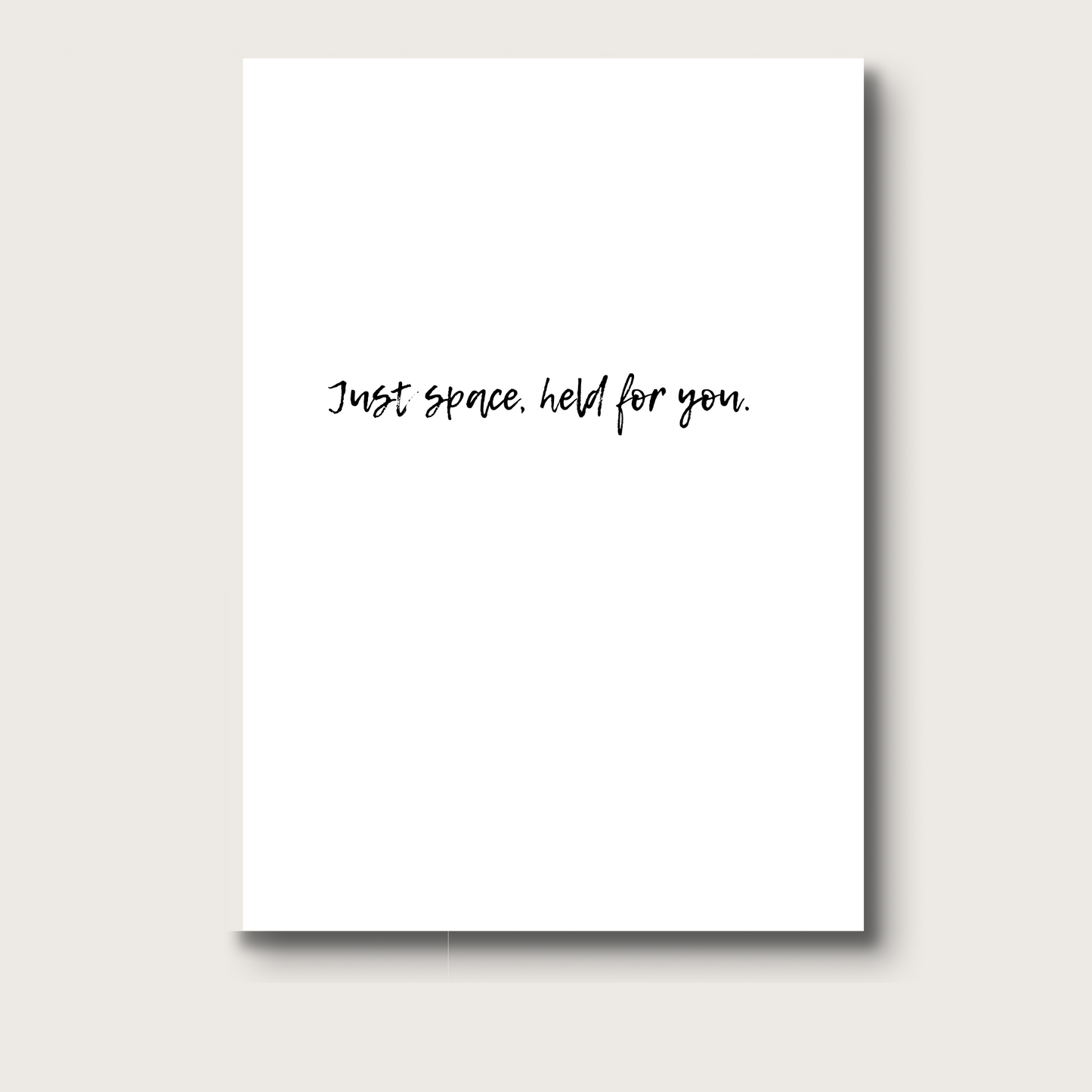 Petals-No Words Sympathy Greeting Card