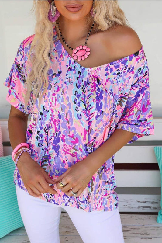 Double V shirt
