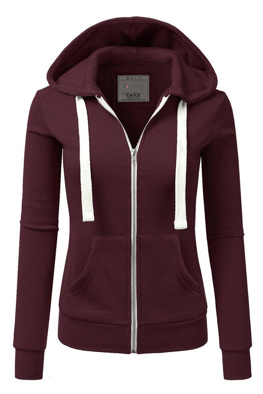 Lightweight Thin Zip-Up Hoodie Jacket