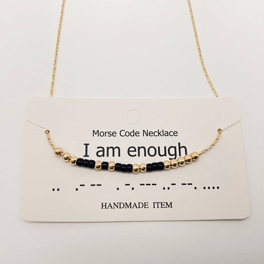 Morse Code Necklace