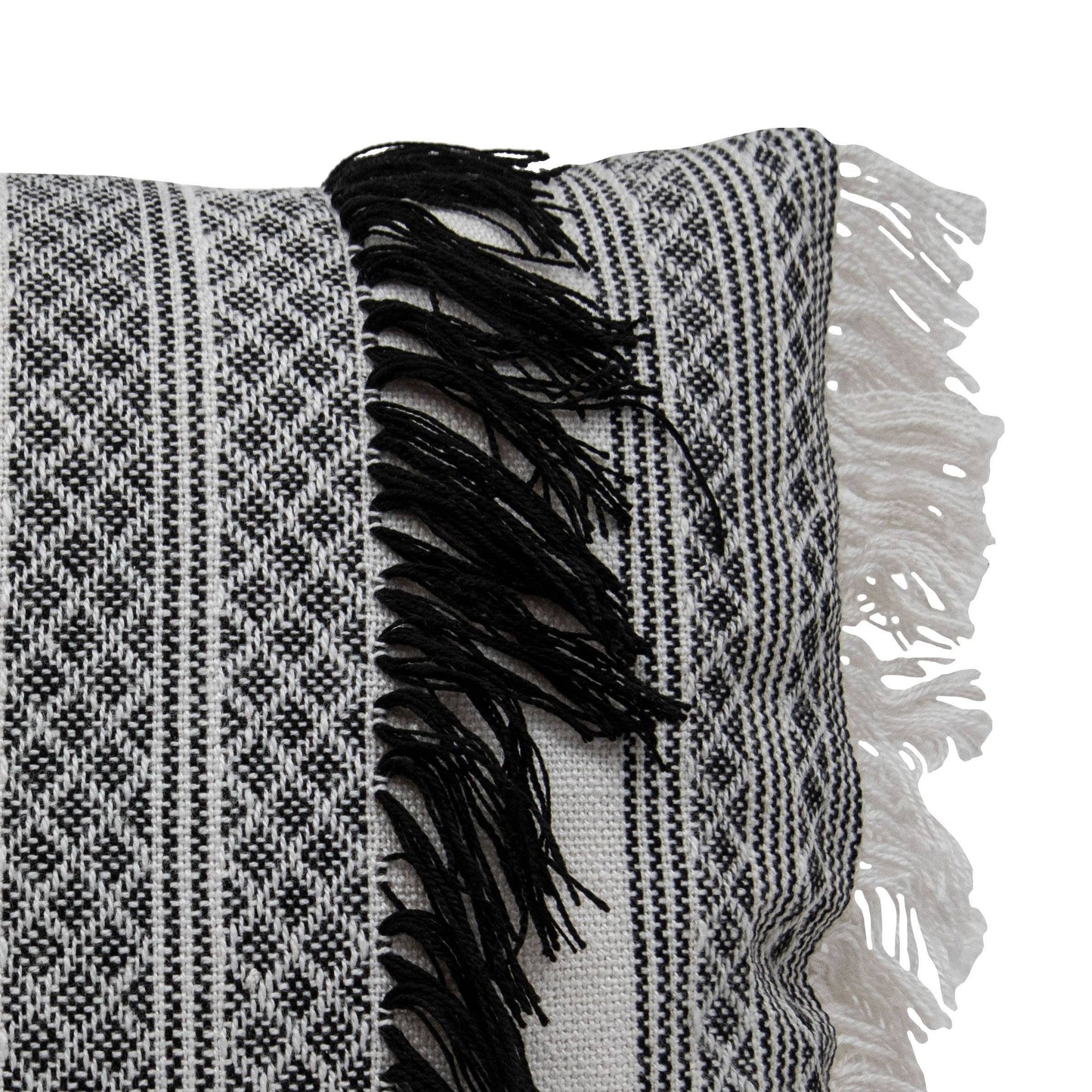 Pillow: 24x24 Black & White, Indoor & Outdoor