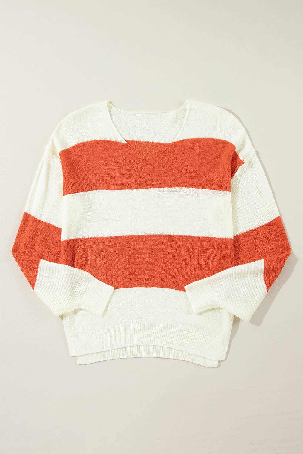 Stripe Drop Shoulder Sweater