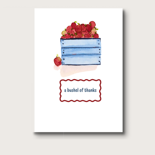 AligN: Bushel of Thanks Greeting Card