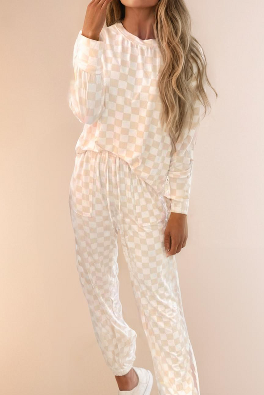 Checkered Lounge Set