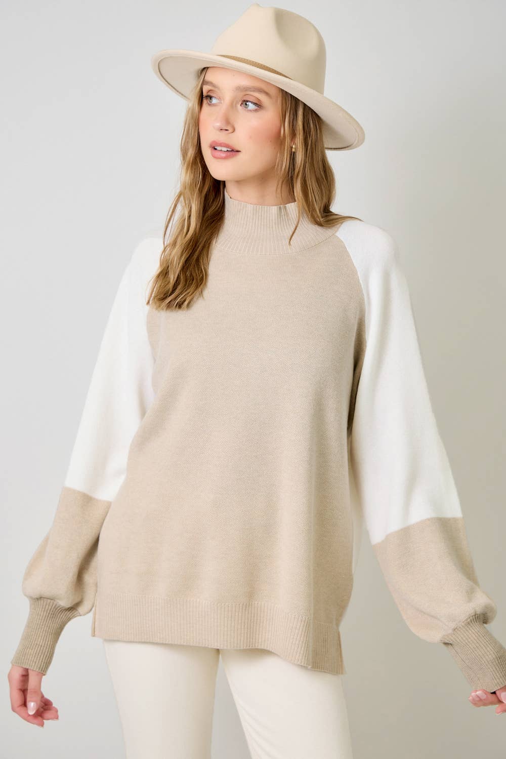 Mock Neck Sweater
