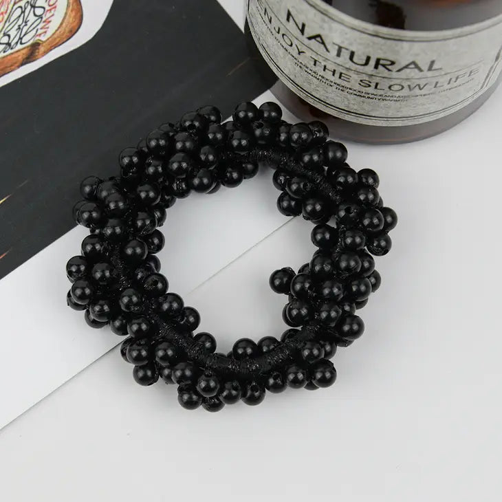 Beaded Scrunchie
