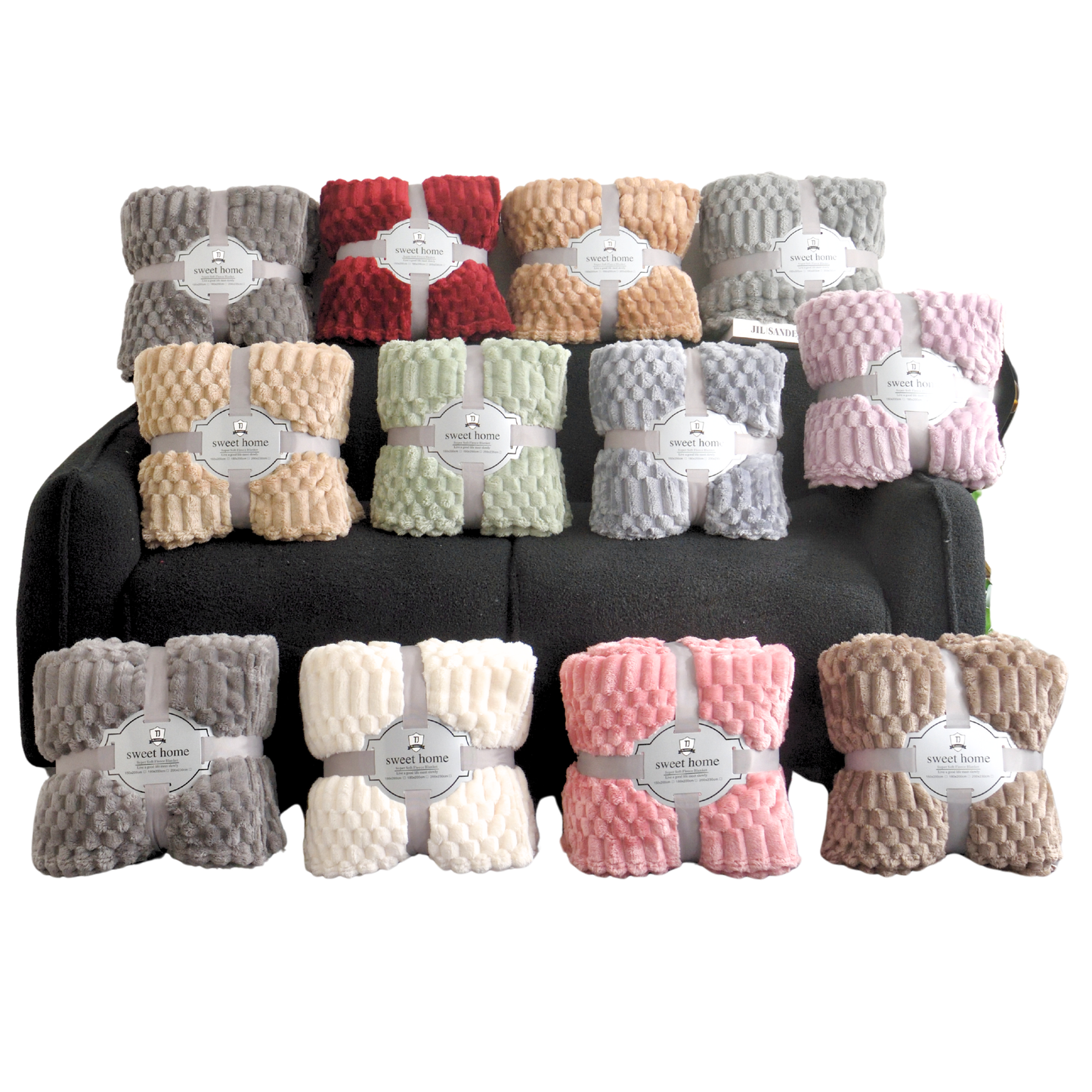 Bubble-Texture Ultra Plush Blanket