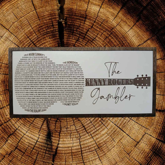 Kenny Rogers Song Sign