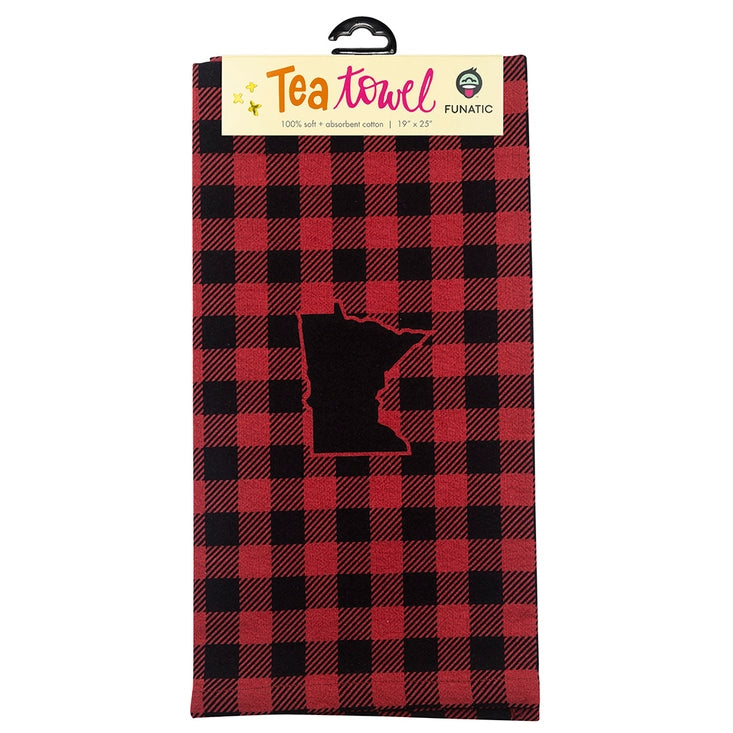 Tea Towel: MN Buffalo Plaid