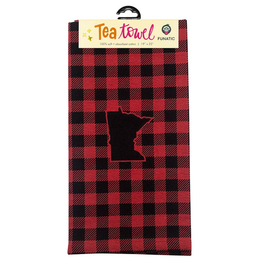 Tea Towel: MN Buffalo Plaid