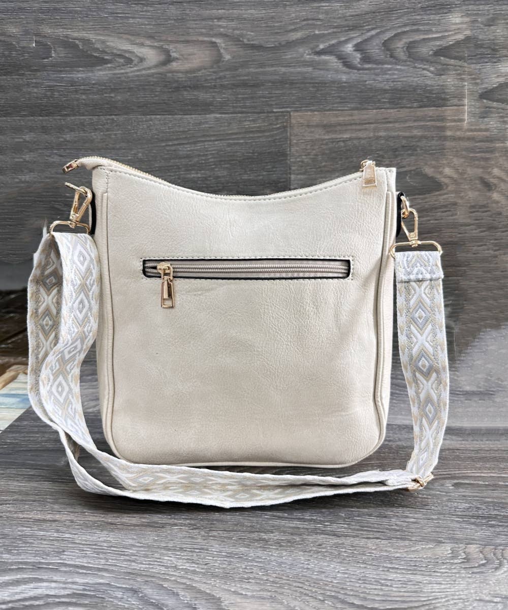 SOLID CROSSBODY HANDBAG PURSE