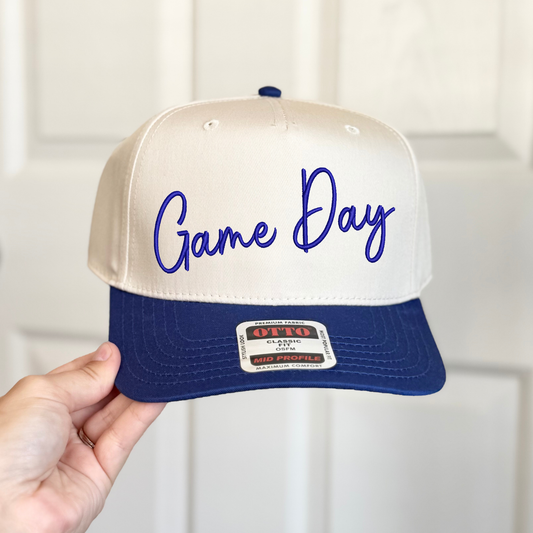 Script Gameday Embroidered Hat