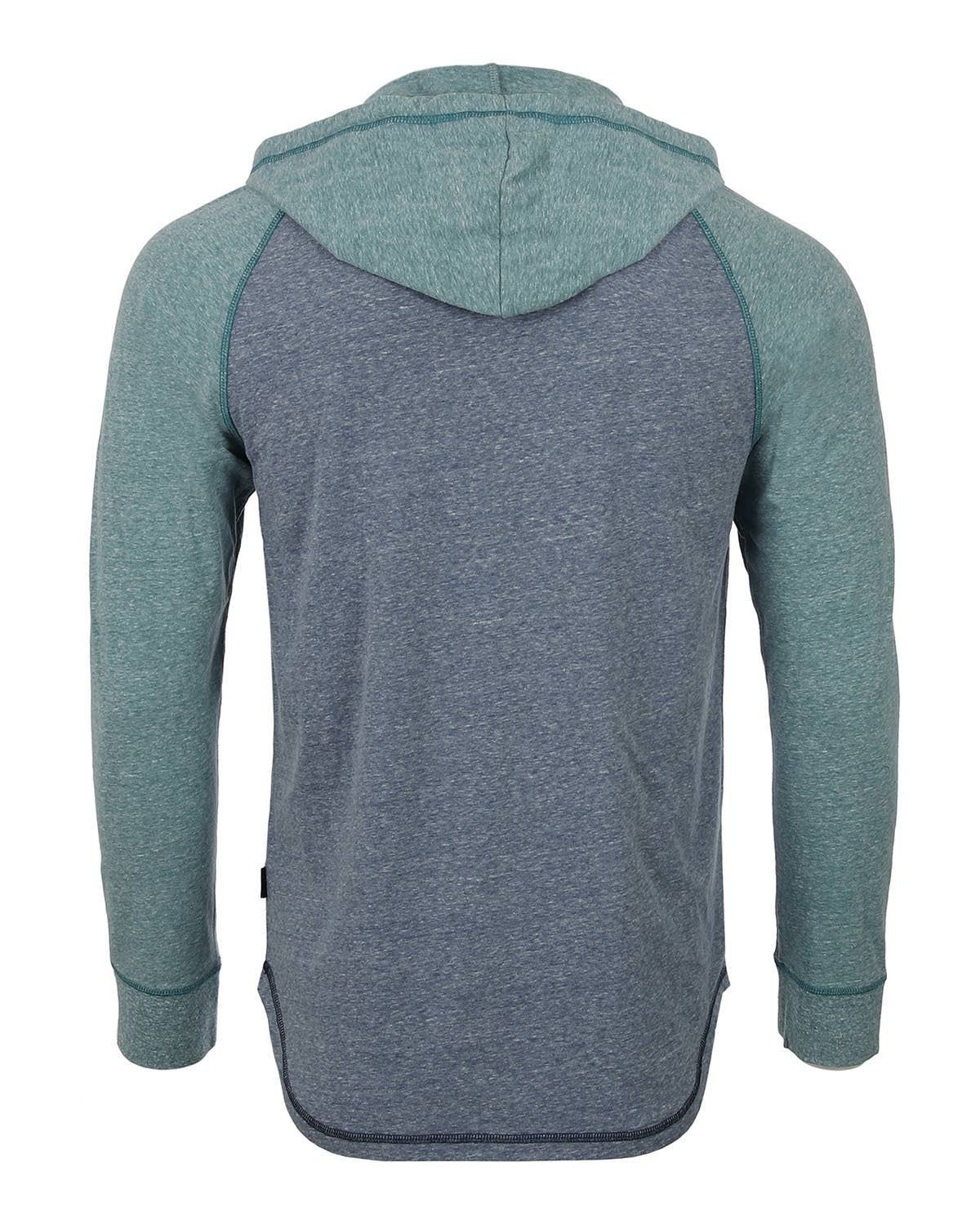 Long Sleeve Color Block Pullover Thin Hoodie