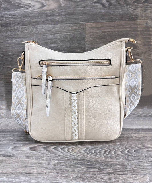 SOLID CROSSBODY HANDBAG PURSE