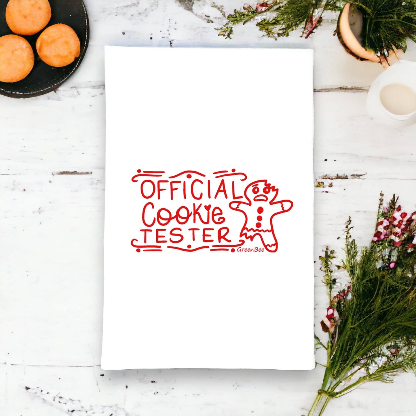 Tea Towel:  Official Cookie Tester