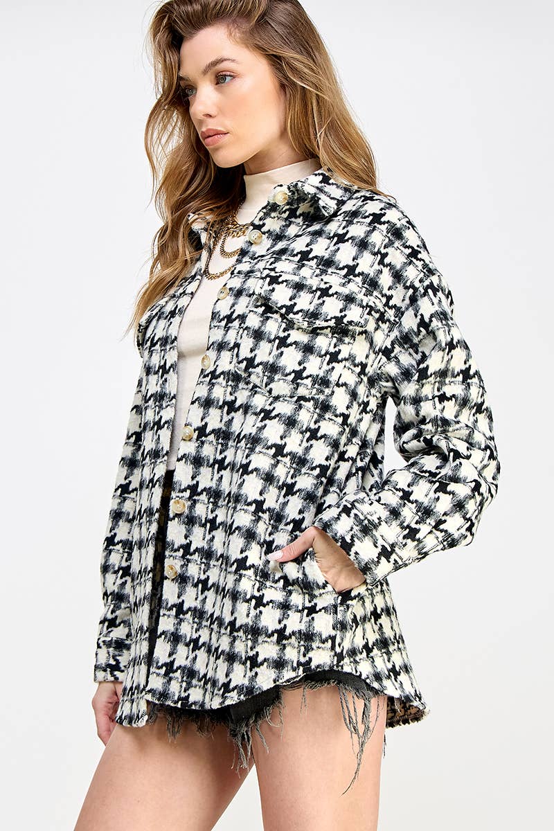 PATTERN PRINT JACKET