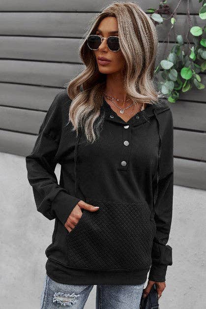 Cozy Button Down Hoodie