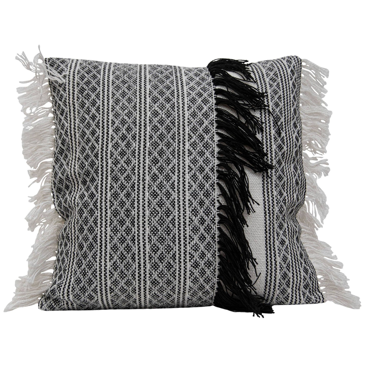 Pillow: 24x24 Black & White, Indoor & Outdoor