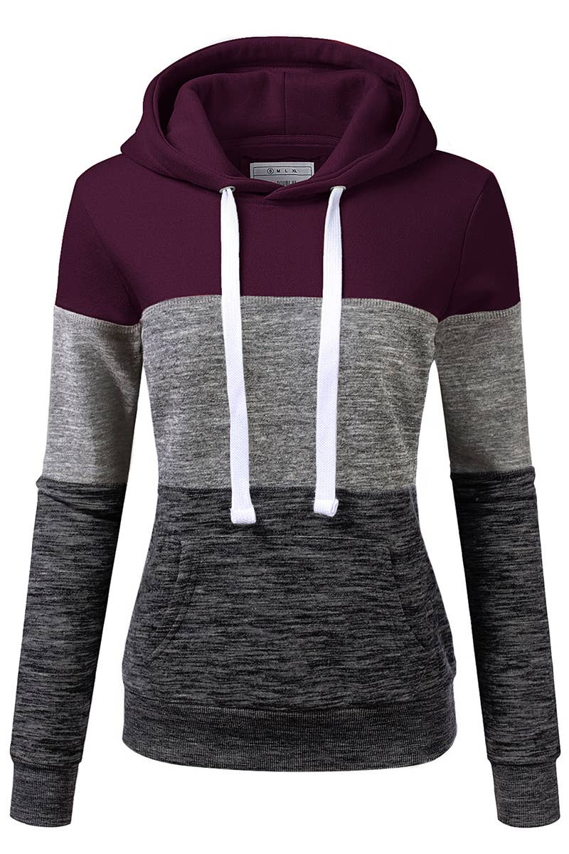 COLOR CASUAL HOODIE