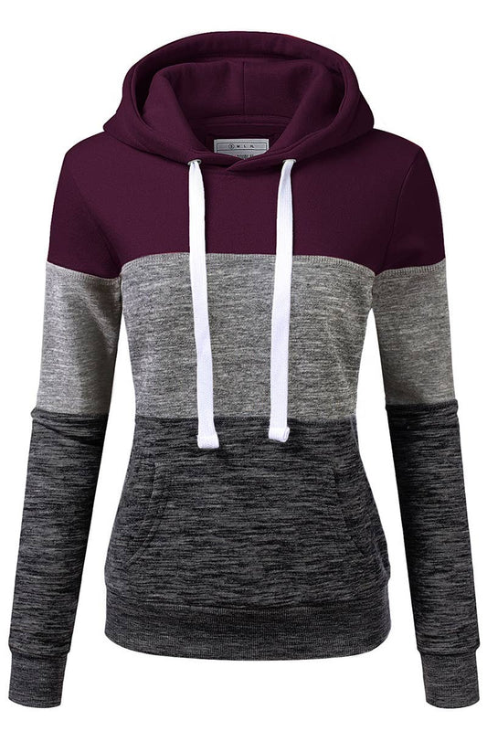 COLOR CASUAL HOODIE