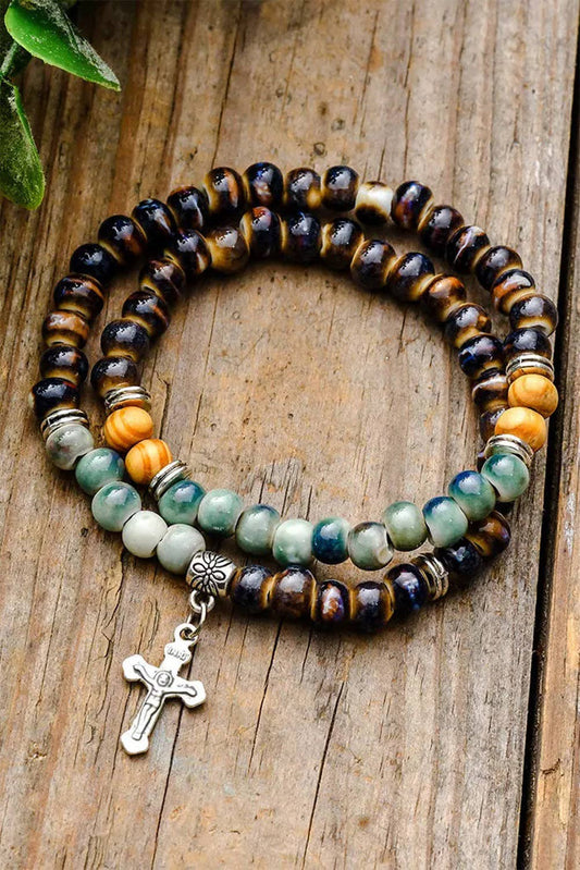 Cross Beading Bracelet