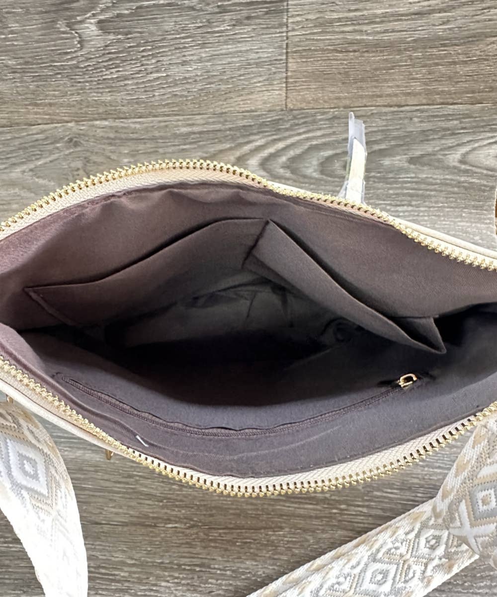 SOLID CROSSBODY HANDBAG PURSE