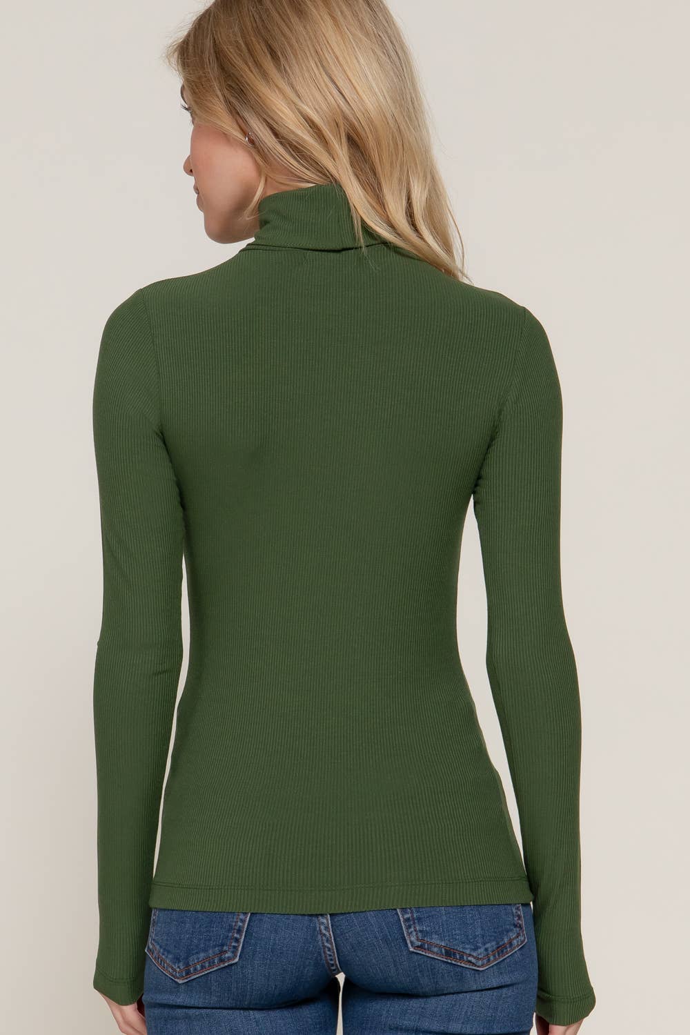 Long Sleeve Turtle Neck Top