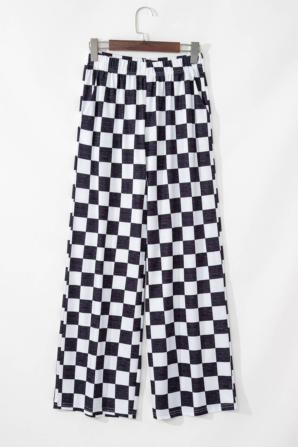 Checkered Pant in Black and white