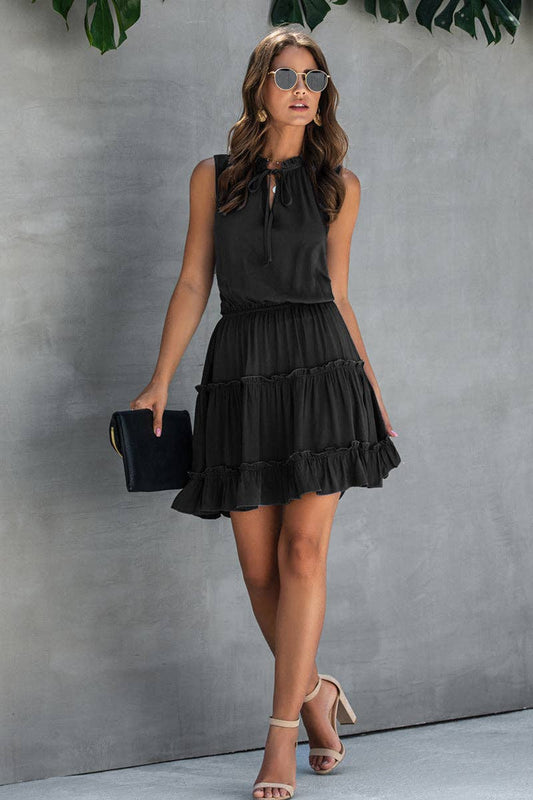 Sleeveless Mini Dress: Plus Size