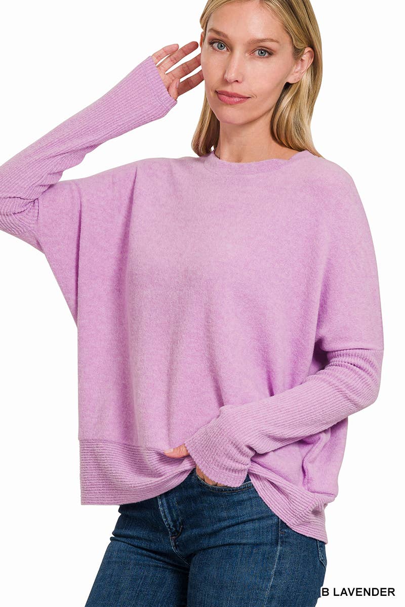 Soft Dolman Sleeve Sweater