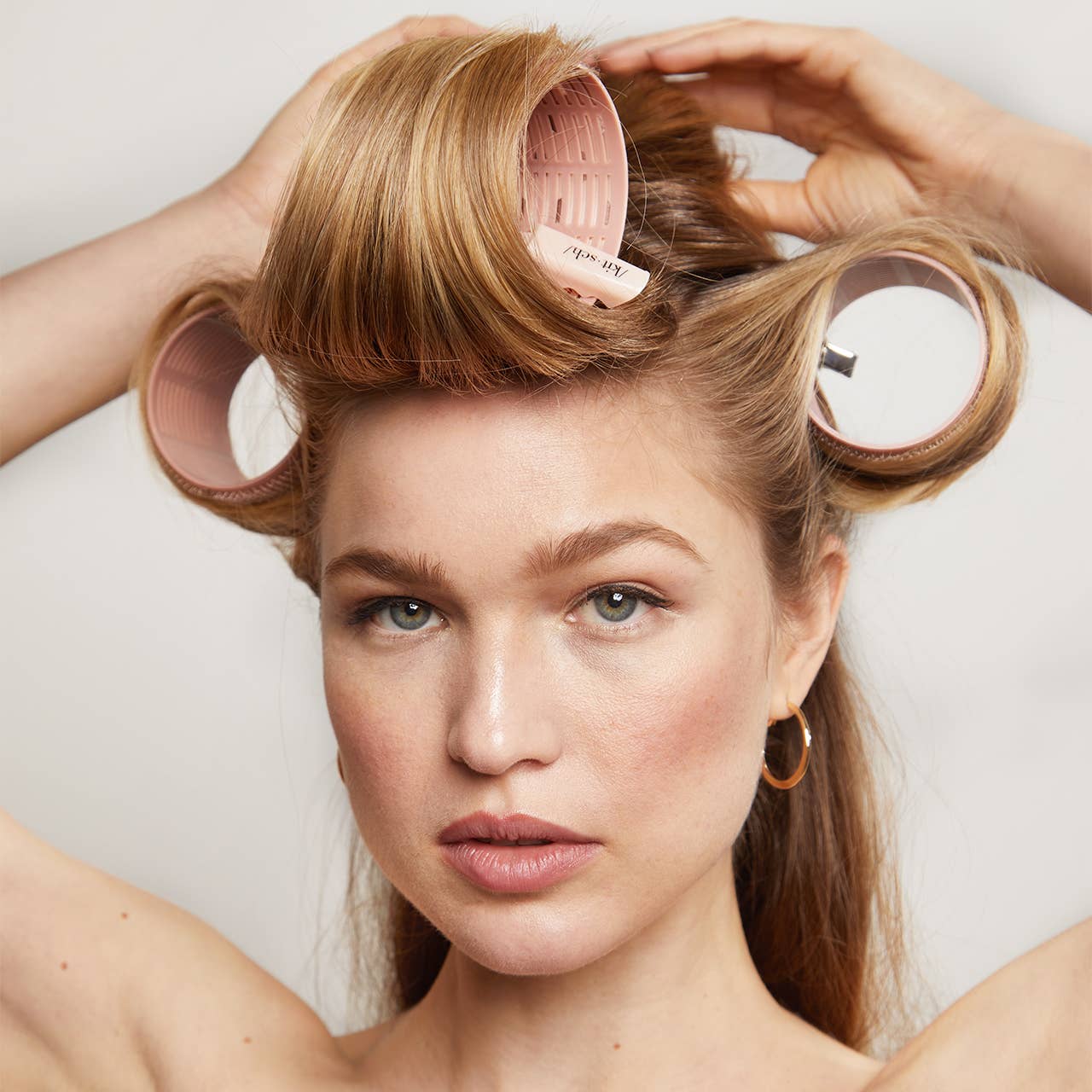 Plastic XL Thermal Rollers 4pc Set