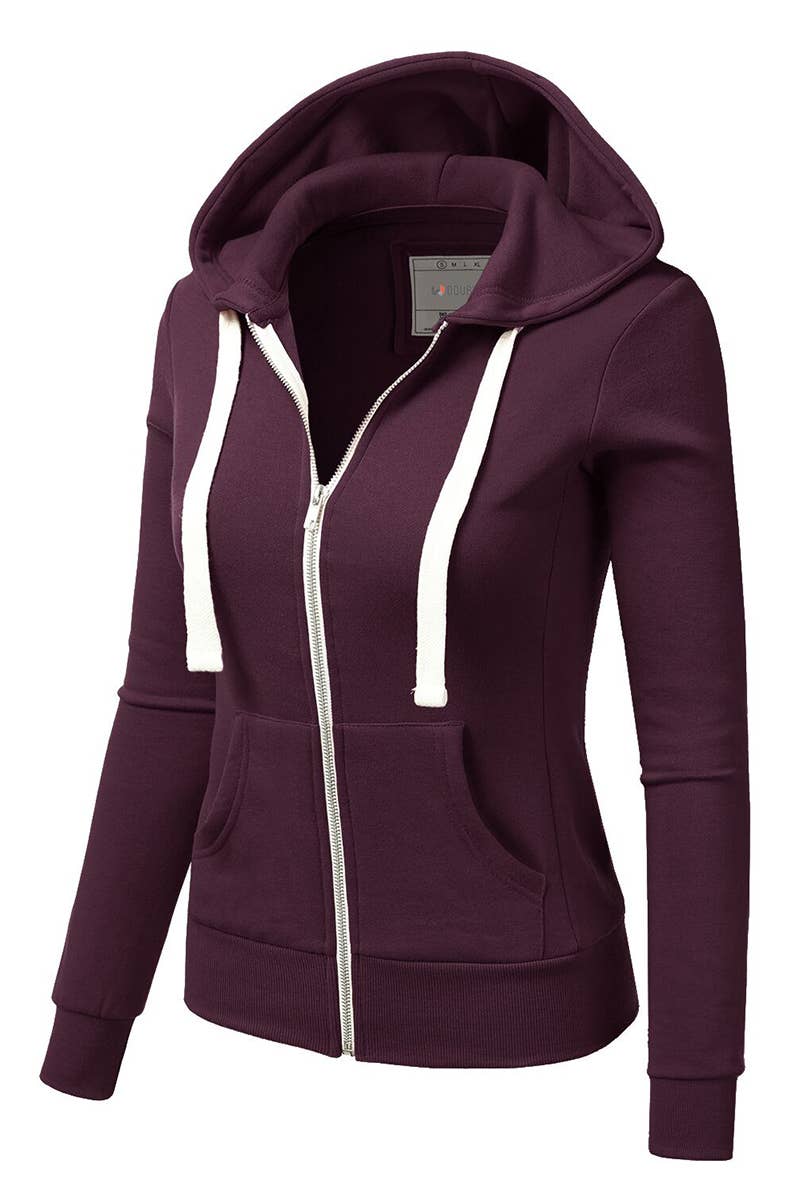 Lightweight Thin Zip-Up Hoodie Jacket
