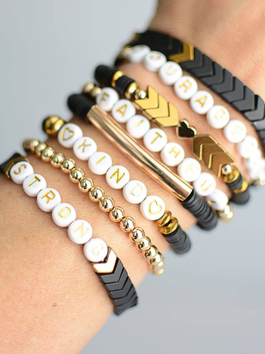 COURAGEOUS Stretch Bracelet