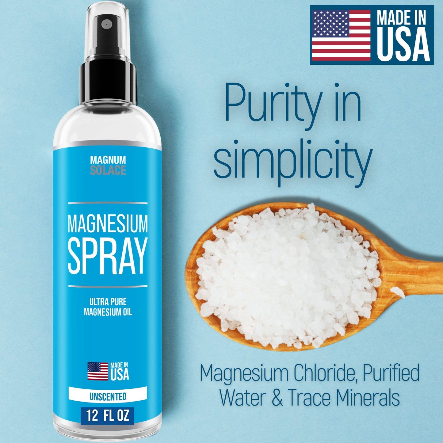 Magnesium Oil Spray for Restless Legs, Sleep, Muscle Relief